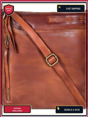 Genuine Leather Crossbody Bag Women Medium Cross Body Handbag Purse